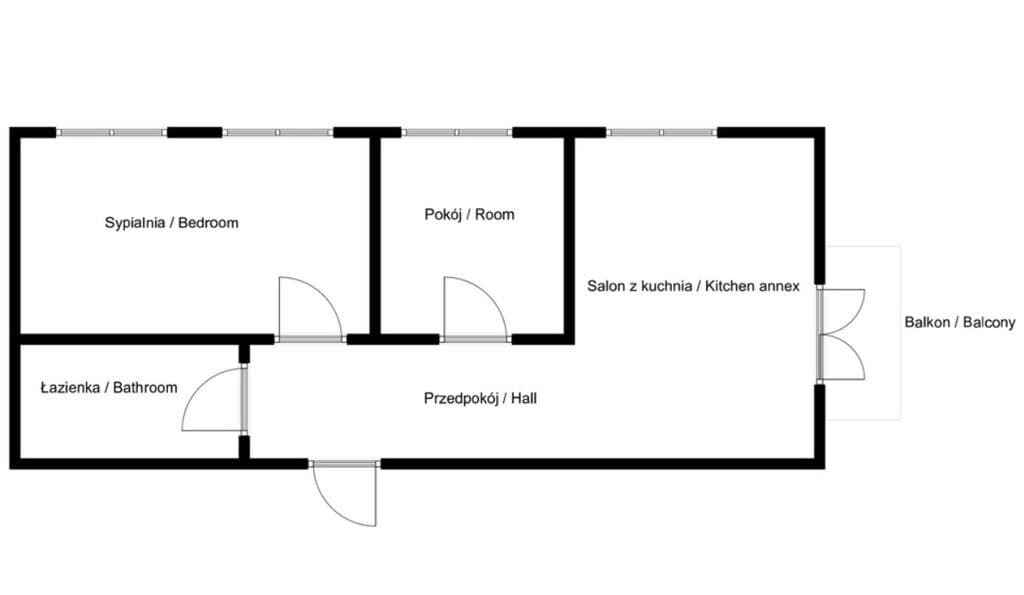 3 pokoje 60 m2 balkon garaż - zdjęcie 18