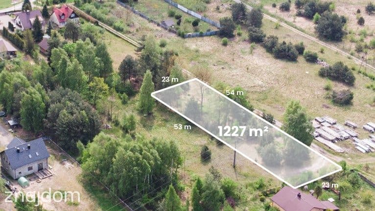 Działka budowlana w Ryczówku 1227m² - zdjęcie 6