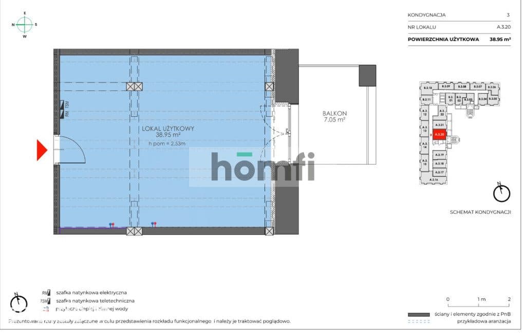 Spichlerz Witolda | Biuro 39m² z dużym balkonem - zdjęcie 4