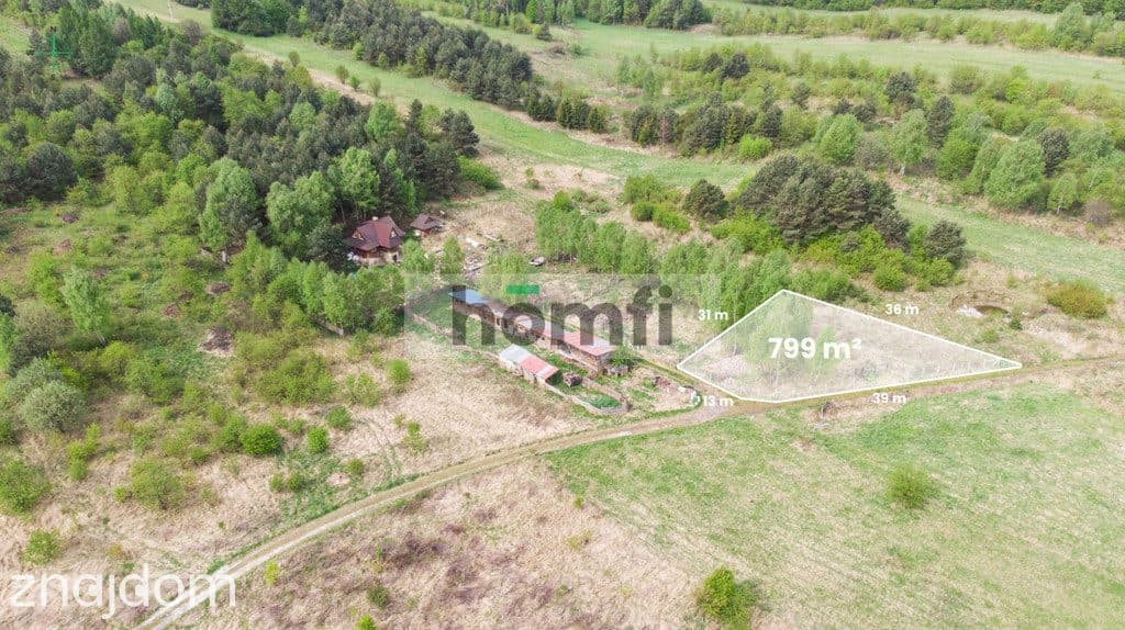 Działka 799m² Kwaśniów Górny gm. Klucze - zdjęcie 6