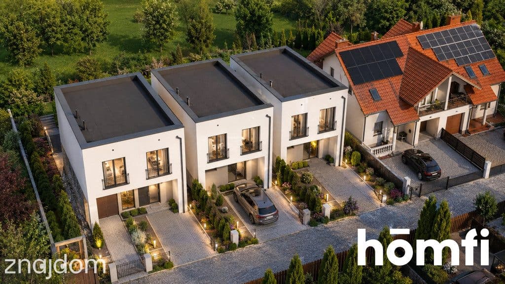 Szereg 100 m² z ogrodem | Iwiny z widokiem na park