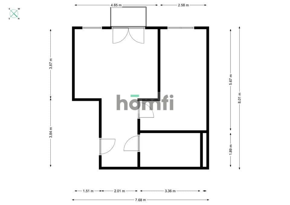 Apartament nad morzem z basenem, 49,3 M², 2 pokoje - zdjęcie 20