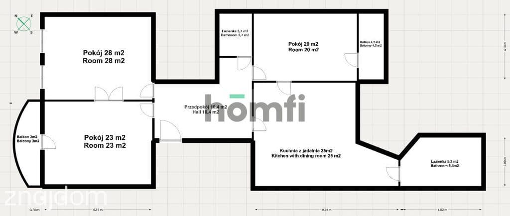Przestronne 115 m² w sercu miasta - kamienica - zdjęcie 18