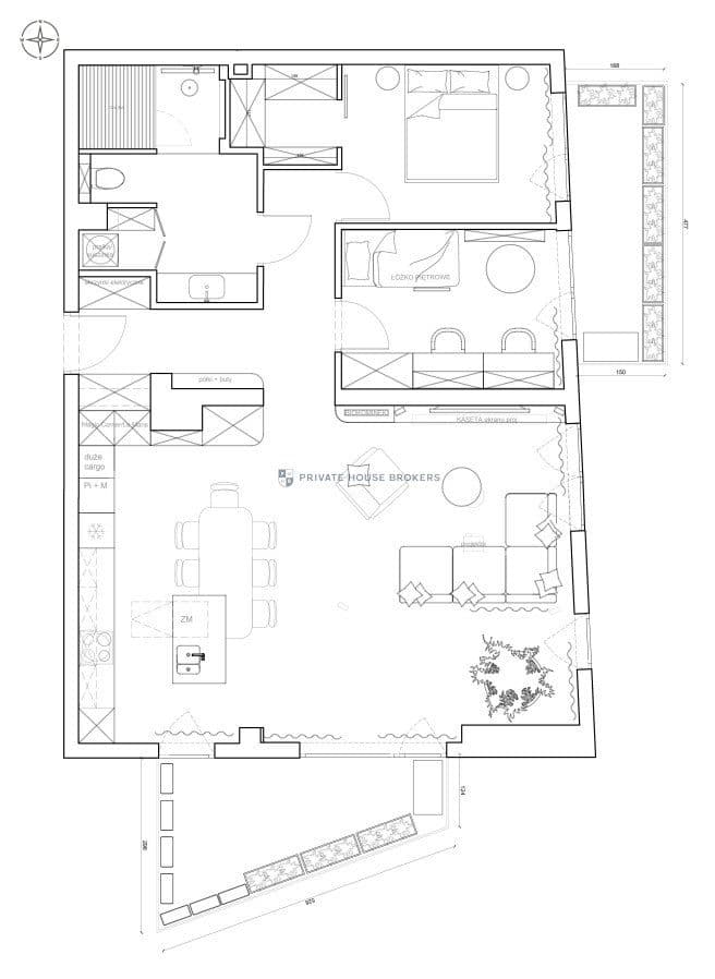 3-pokojowy apartament z tarasami przy Wiśle i ICE - zdjęcie 14