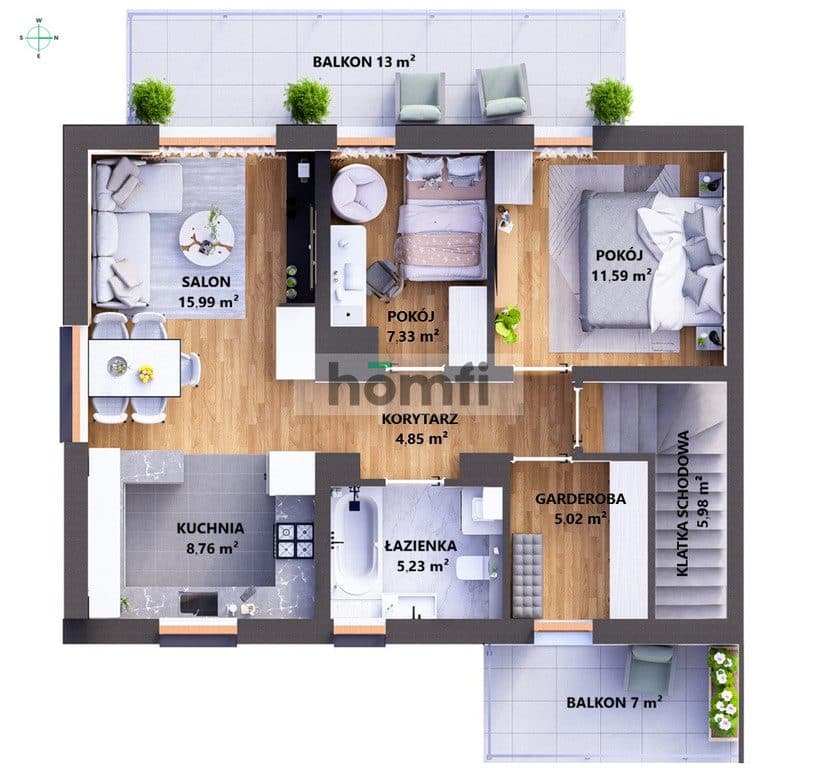 Nowe 60 m² z poddaszem 60 m² | 2 miejsca postojowe - zdjęcie 10