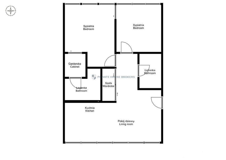 Apartament w żaglu Sky Tower - 107m2, 3 pokoje - zdjęcie 19