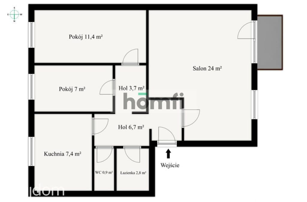 Idealne Pod Inwestycję |Możliwość 4 Pokoi | Balkon - zdjęcie 20