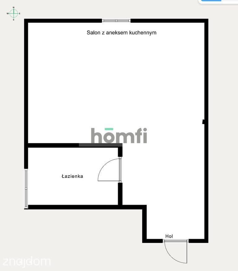 Piękna kawalerka z widokiem | 24m2 - zdjęcie 5