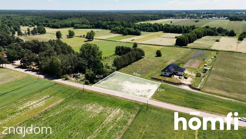 Działka budowlano-usługowa 2000 m² Jedlanka Stara