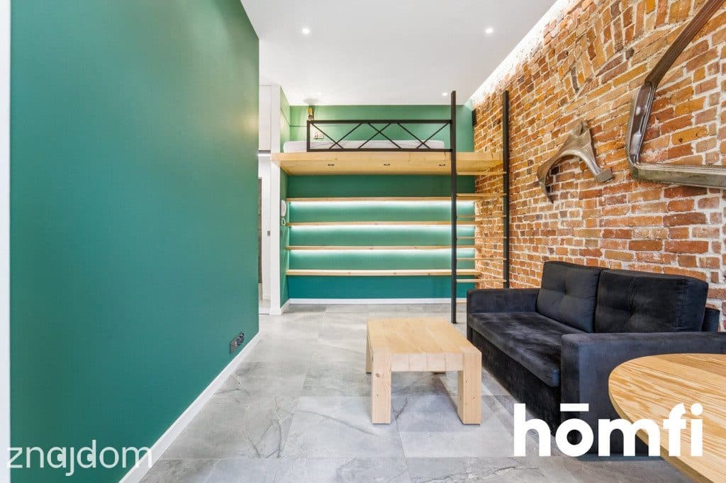 Unikalna kawalerka w stylu loft z antresolą - zdjęcie 4