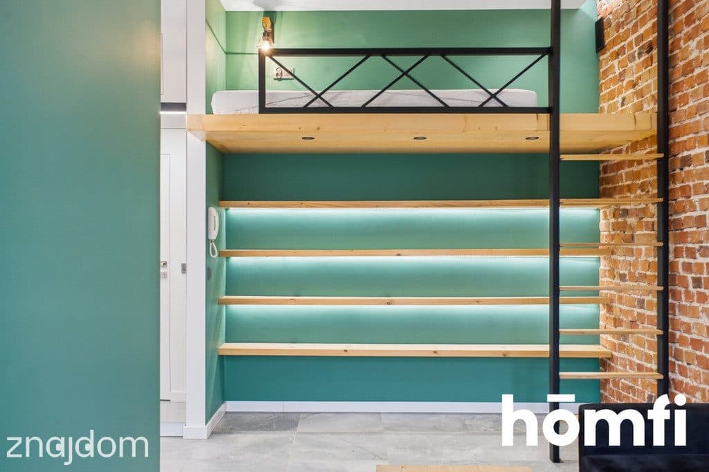 Unikalna kawalerka w stylu loft z antresolą - zdjęcie 14
