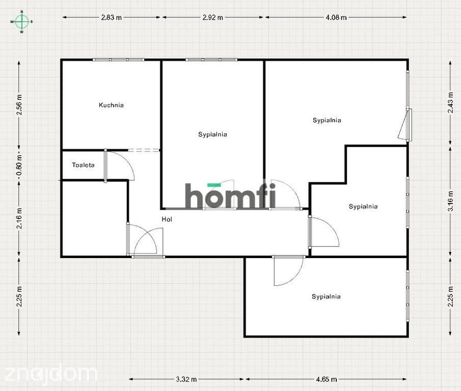 67 m² przy Dolinie 3 Stawów | 4 pokoje | Balkon - zdjęcie 16