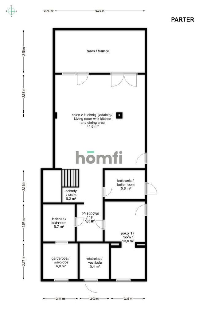 DOM 116 m² | 5 POKOI | DZIAŁKA 828 m² | TARAS - zdjęcie 19