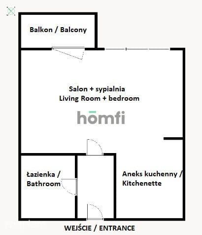 Apartament typu Studio 35m2 (ul. Cystersów 8) - zdjęcie 12