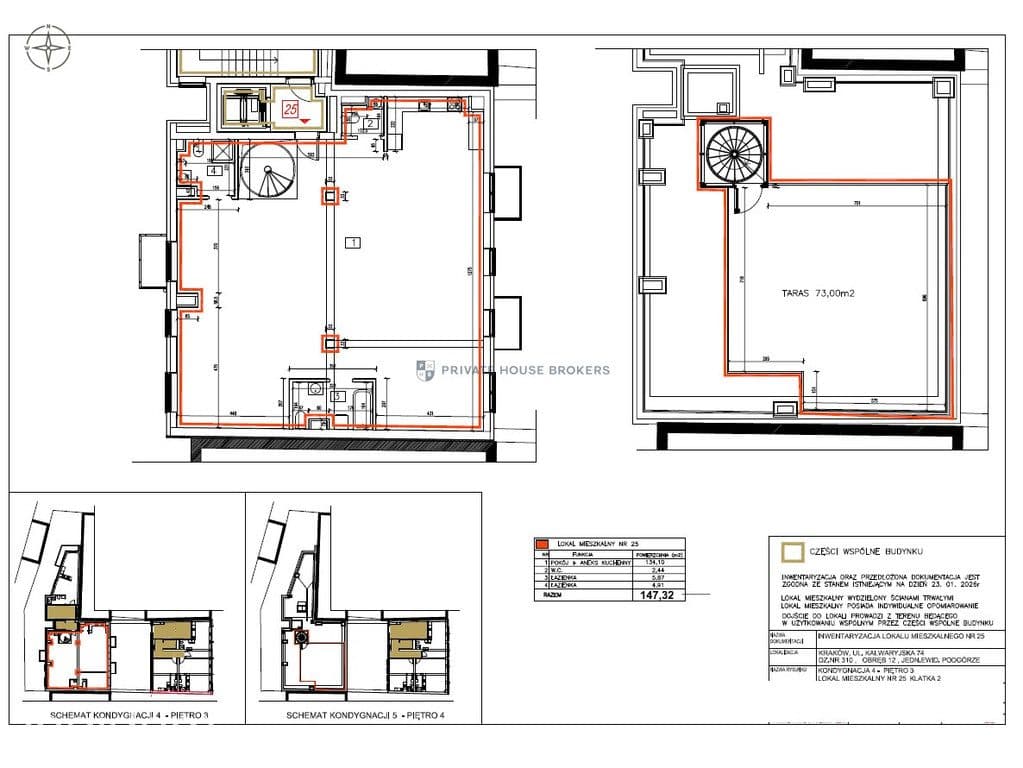 Apartament z tarasem na dachu - Stare Podgórze - zdjęcie 19