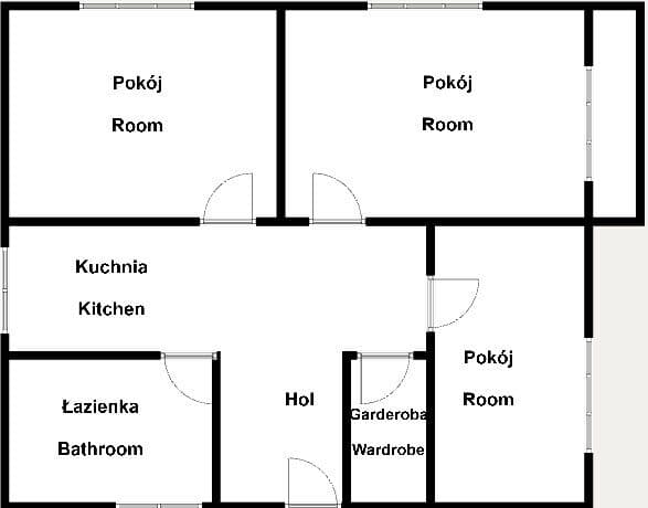 3 pokoje, wygodne mieszkanie 90 m2 - zdjęcie 9