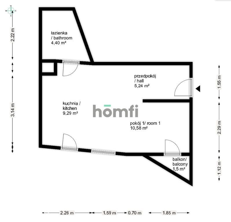 KAWALERKA | ul. Roślinna | Balkon | Winda - zdjęcie 12