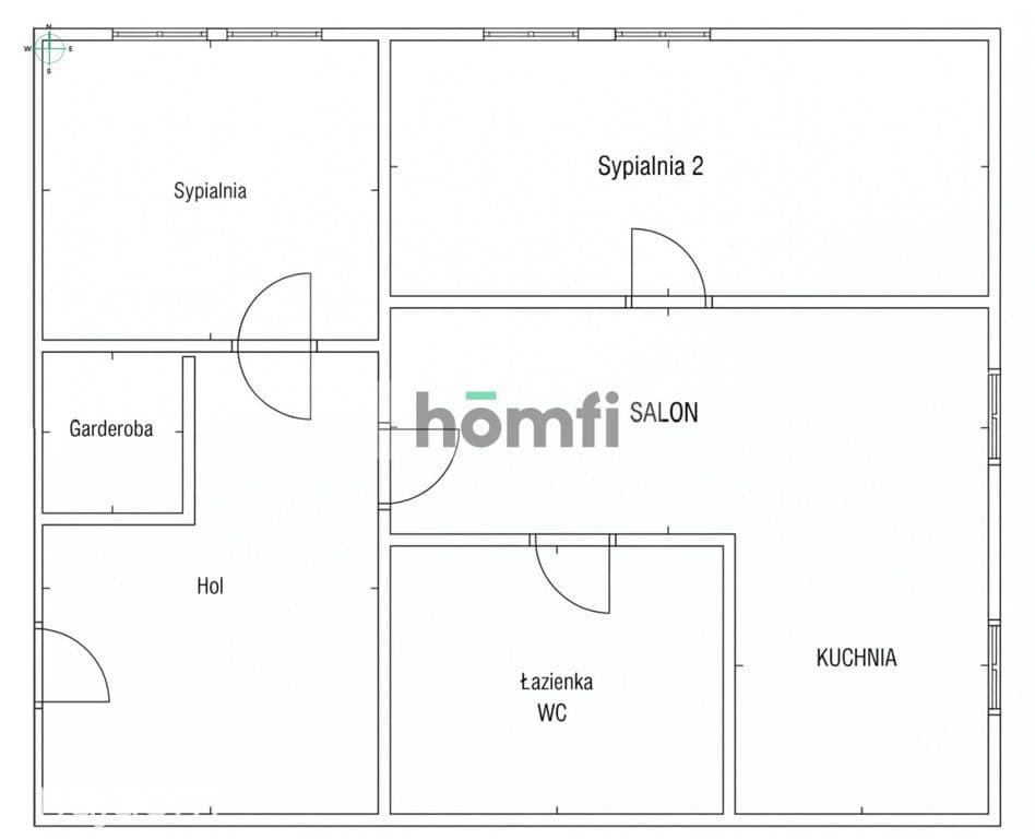 Rozkładowe 62 m2, 3 pok. w centrum miasta - zdjęcie 12