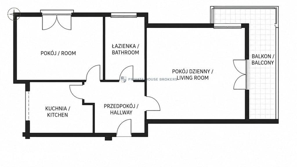 63,36 m2 | Partynice | balkon | ostatnie piętro - zdjęcie 9