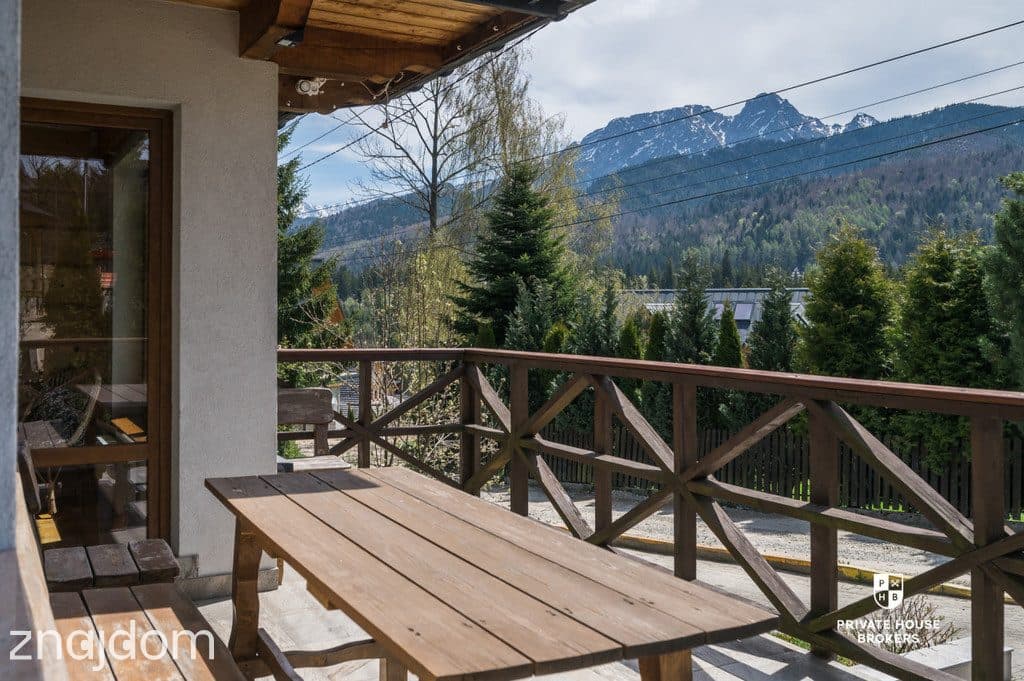 Piękny budynek z widokiem na Giewont, Kościelisko - zdjęcie 6