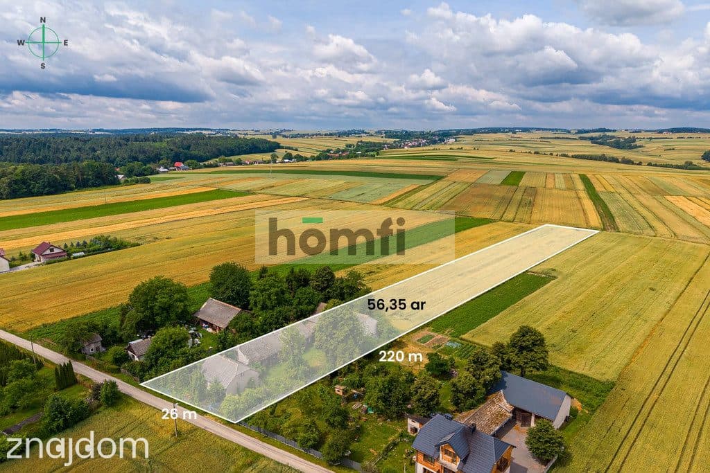 DOM DO REMONTU - 56AR DZIAŁKA - 20KM OD KRAKOWA