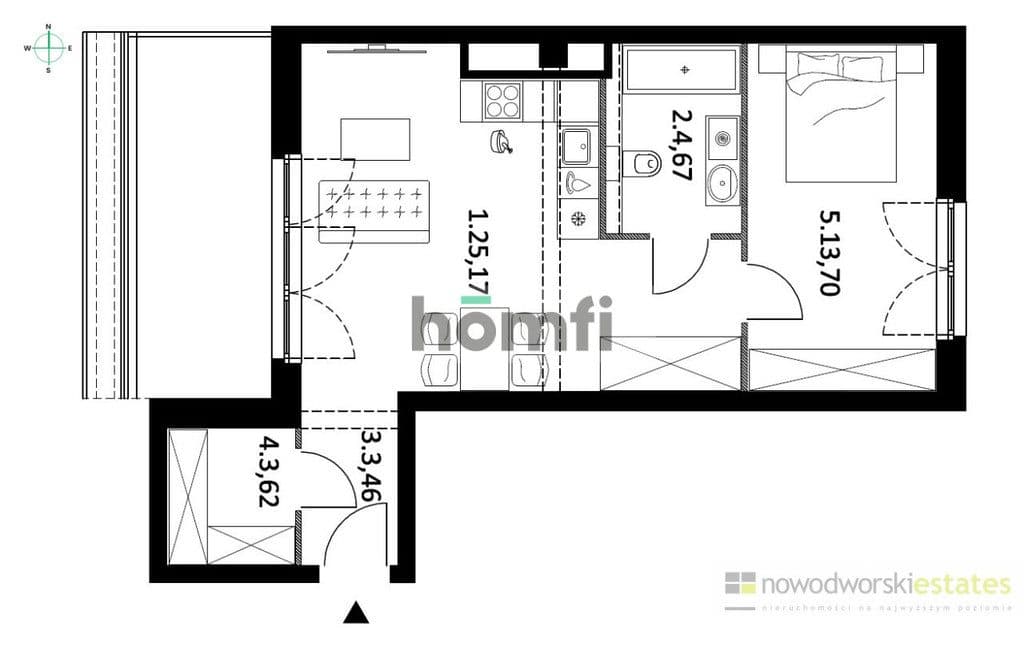 2-pokojowy apartament KURKOWA 14 - zdjęcie 13