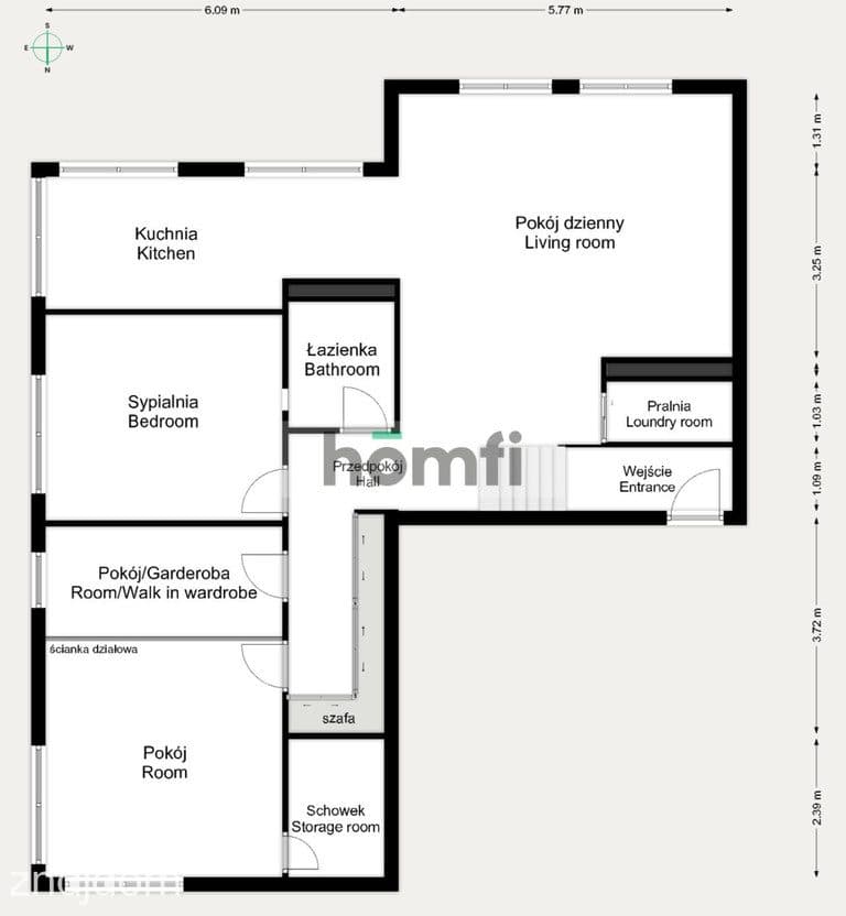 3-4 pokoje/ 102 m2 / obok Sky Tower / garaż - zdjęcie 13