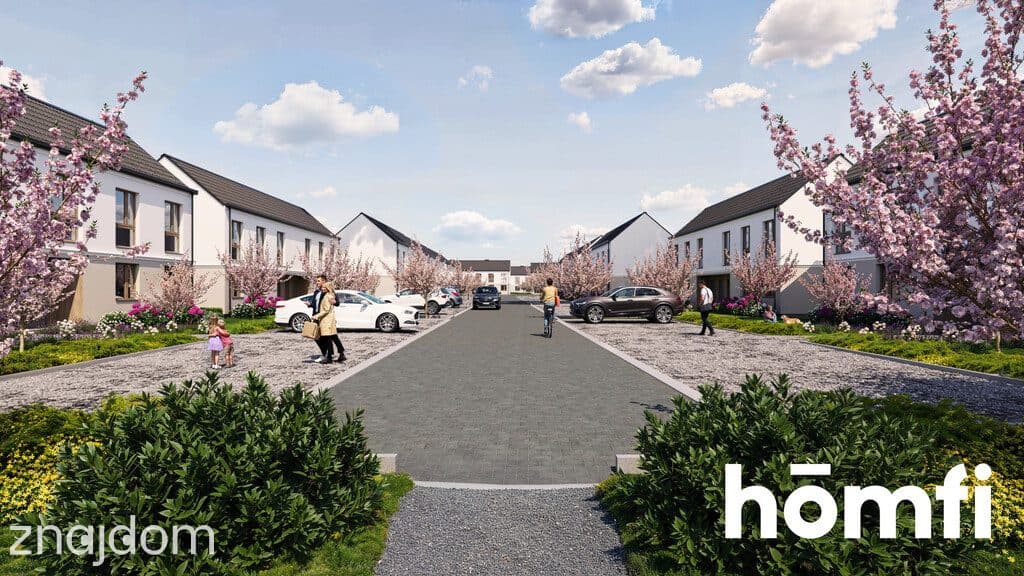 77m² dwupoziomowe z ogrodem, NOWY ETAP, Siechnice