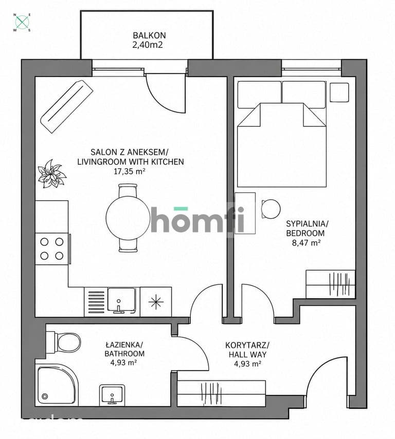 Smolec | 35m2 | Funkcjonalne 2 pokoje + parking - zdjęcie 20
