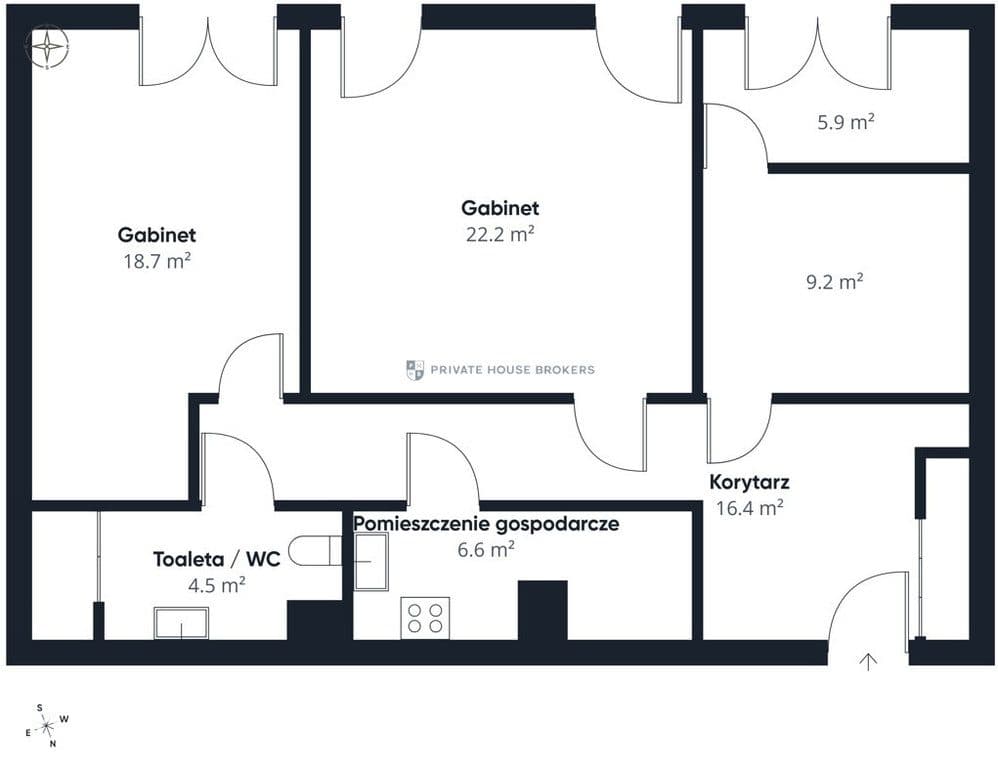Mieszkanie/biuro 86m² Bonarka | gotowe, wyposażone - zdjęcie 13