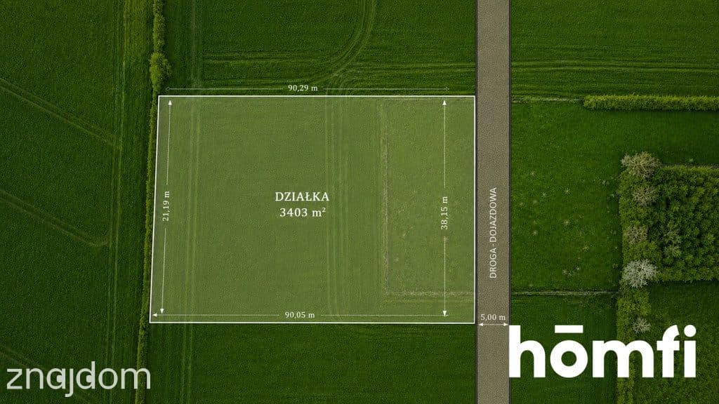 Działka 3400 m² z WZ – Kolonia Zrąb - zdjęcie 3
