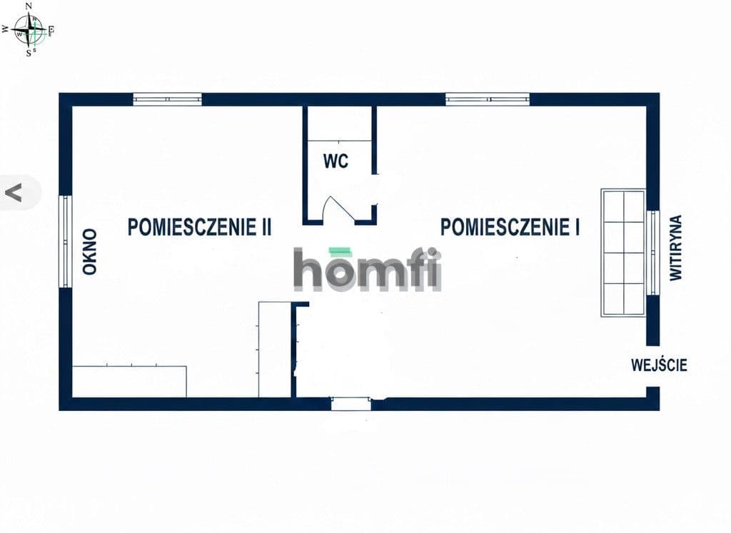 Lokal usługowy z dużą witryną, 53,5 m2 w centrum - zdjęcie 14