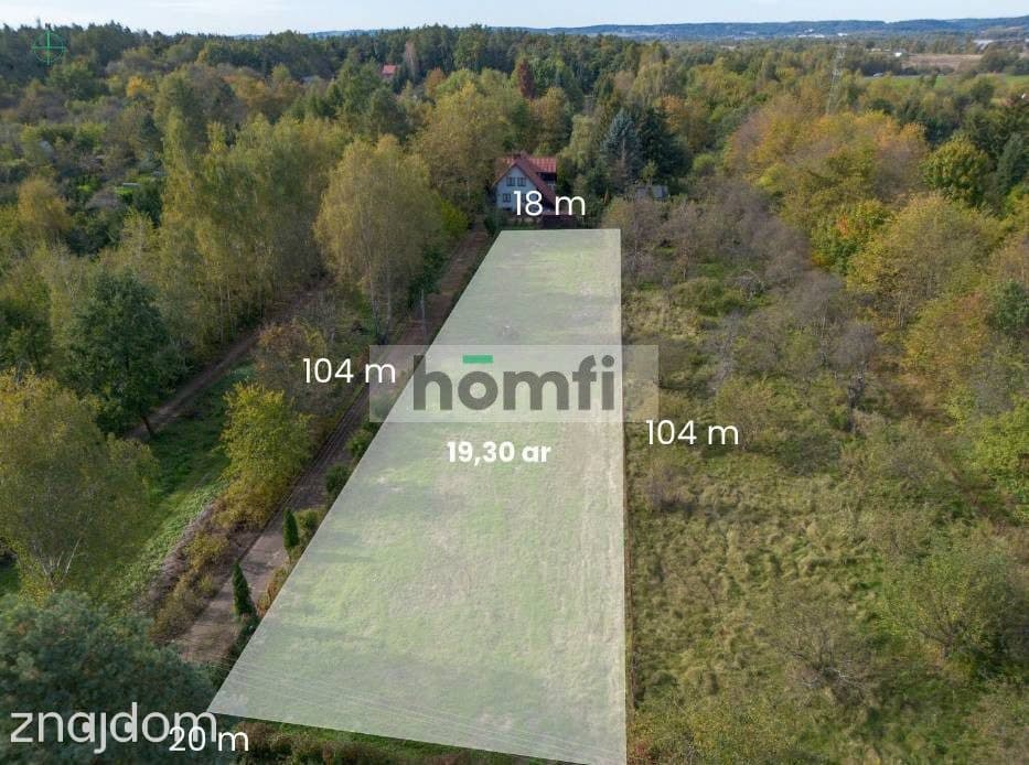 Działka 19,3 ar przy lesie | Kraków Bielany - zdjęcie 10