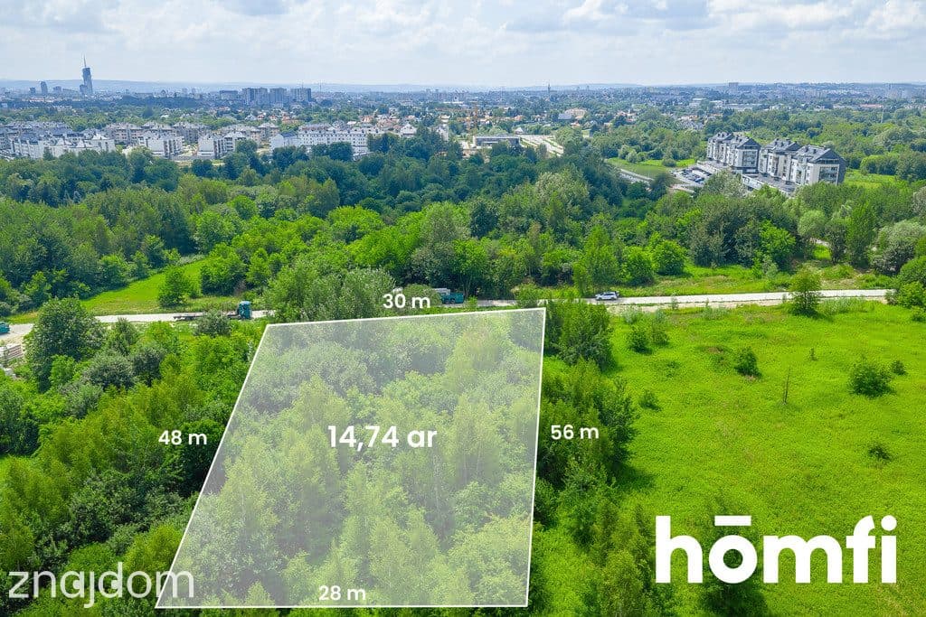 Działka inwestycyjna 14,74 ara – MPZP U6