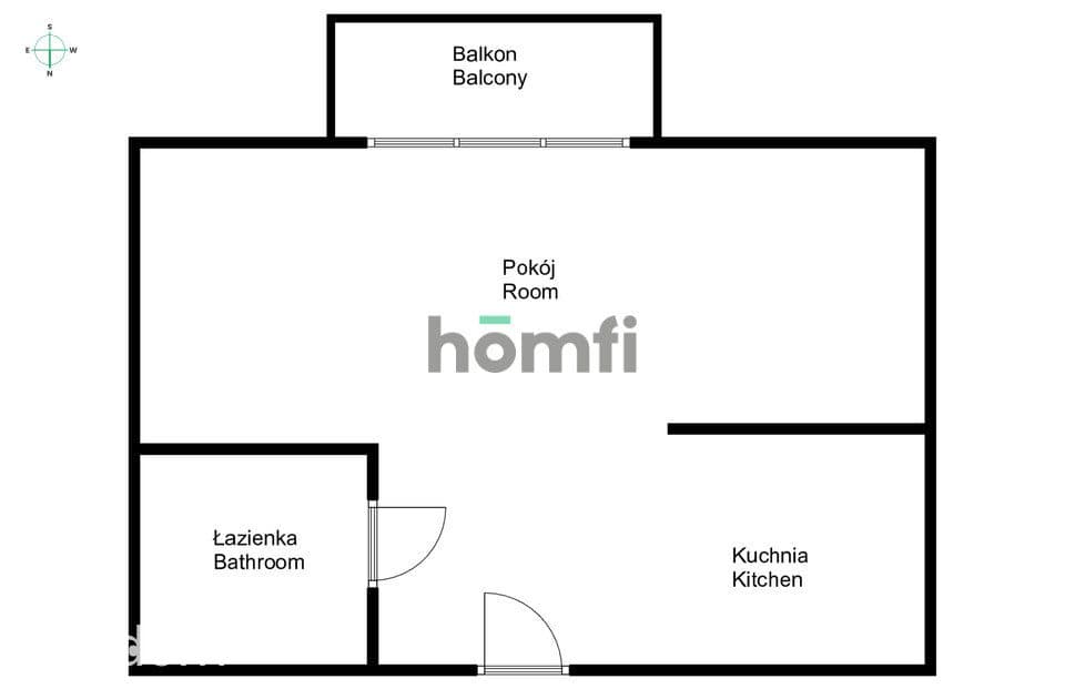 Komfortowa kawalerka w centrum w bloku z siłownią - zdjęcie 9