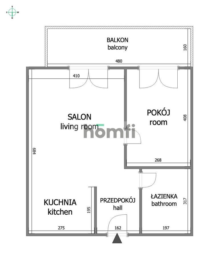 2 pokojowe mieszkanie | obok NOHO Młyny Mogilska - zdjęcie 15