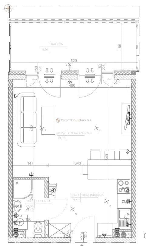 Przestronne, funkcjonalne studio! Podgórze! - zdjęcie 17
