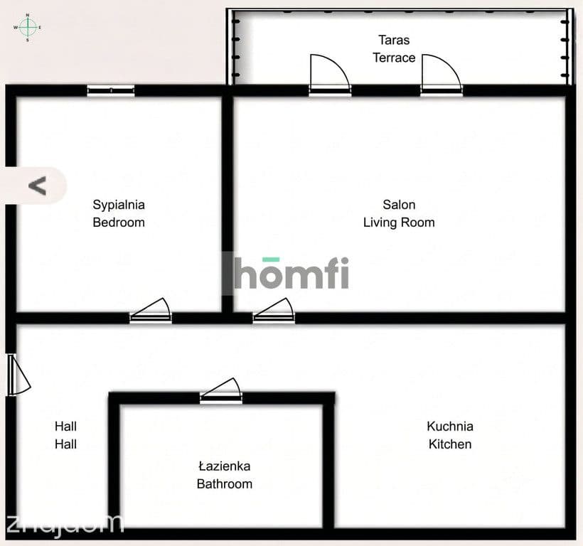 2-pokojowe 50,5 m2 z tarasem/Hubska - zdjęcie 18