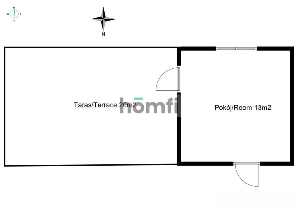 3 pokoje 64m2 w segmencie z garażem i tarasem - zdjęcie 16
