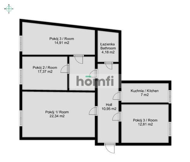 4 pokoje | 89,54 m² | Stare Podgórze | Kraków - zdjęcie 20