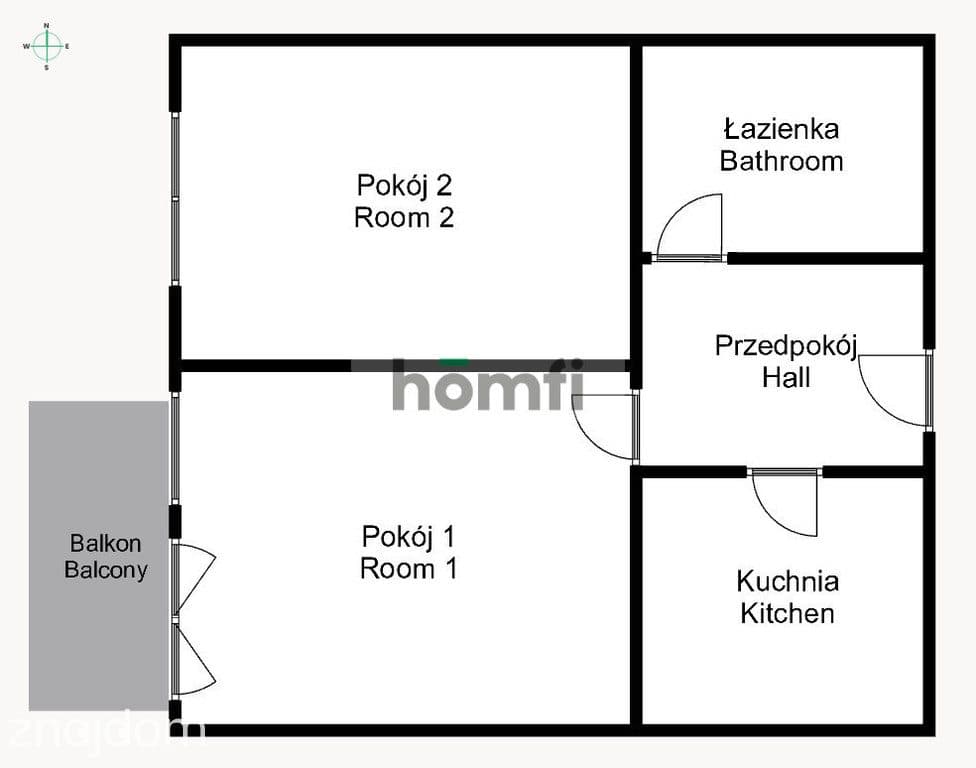 2 osobne pokoje I garaż I balkon I od 1 września - zdjęcie 13