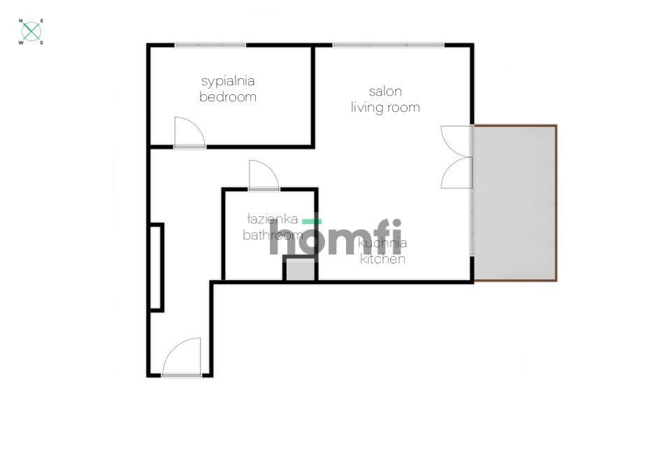 Stylowy apartament w zielonych Włochach - zdjęcie 9