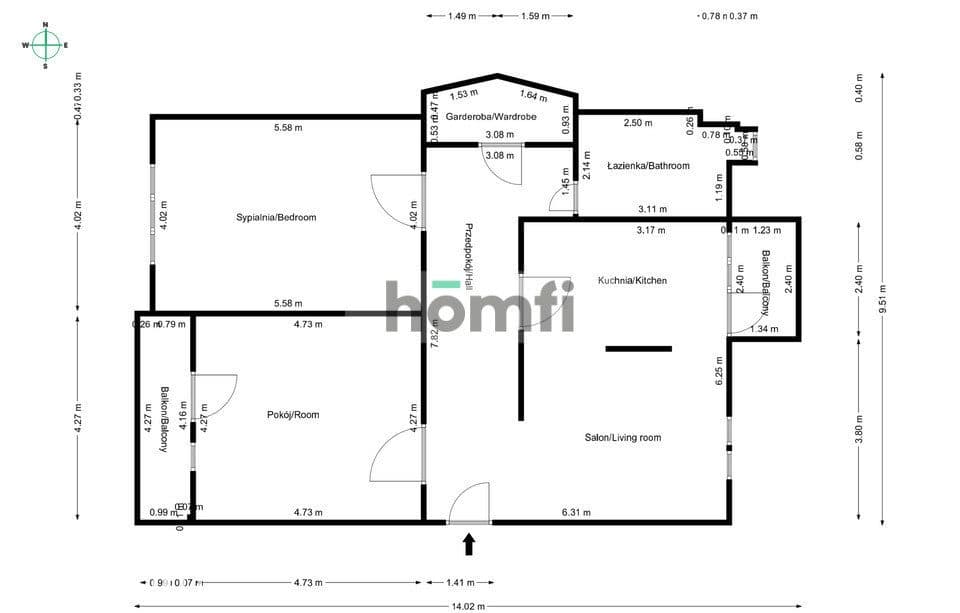3 pokoje|97m2|Garaż|Kamienica w centrum - zdjęcie 20