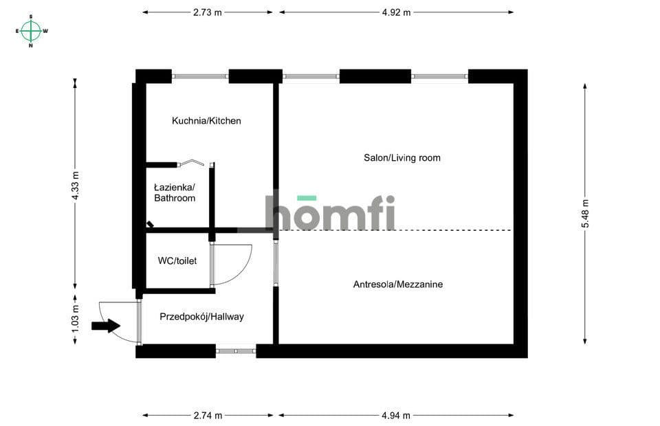 43,43 m² | Bałuty | Możliwość dodatkowych 31 m² - zdjęcie 10