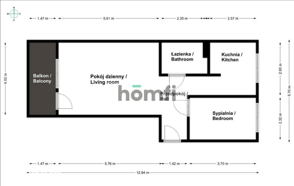 2 pok | 53 m² | Osobna kuchnia | Miejsce Postojowe - zdjęcie 8