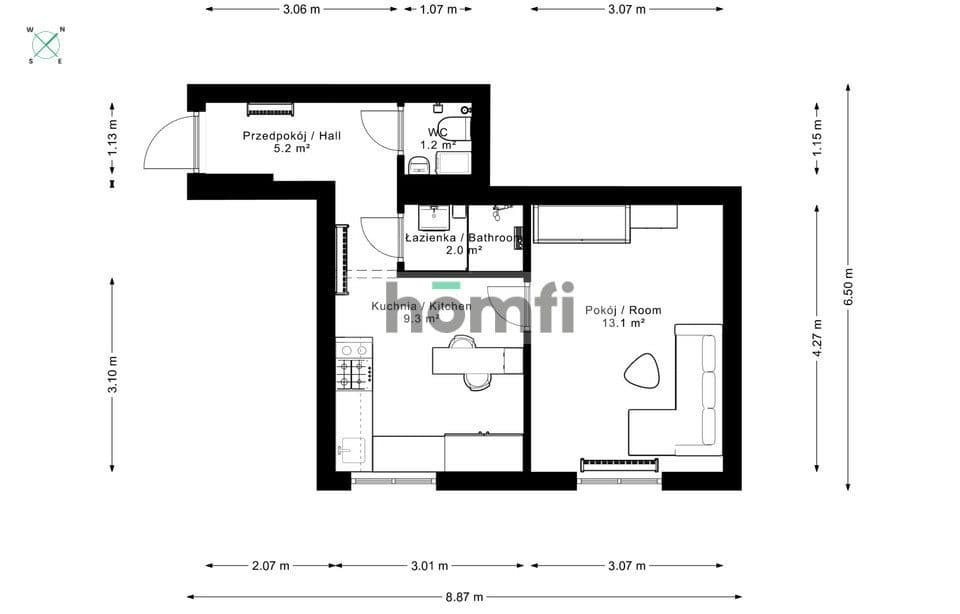 centrum Bielska | bezczynszowa kawalerka 33 m² - zdjęcie 8
