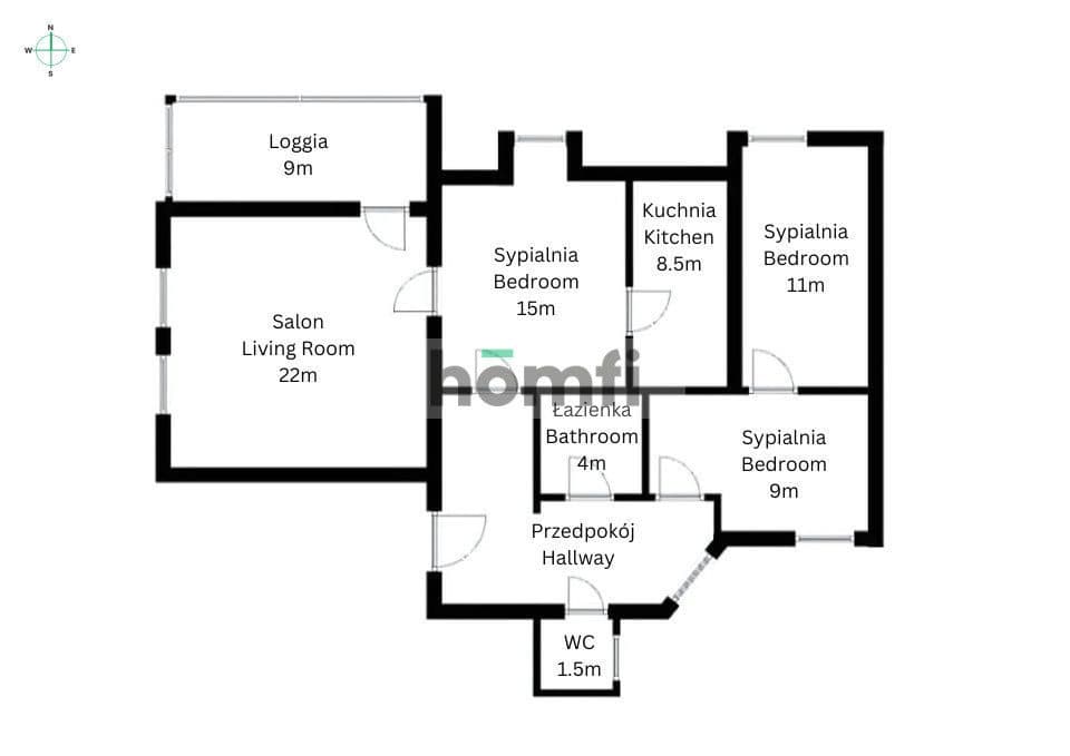 Sopot Centrum | 4 pokoje w kamienicy | 82,8 m² - zdjęcie 13
