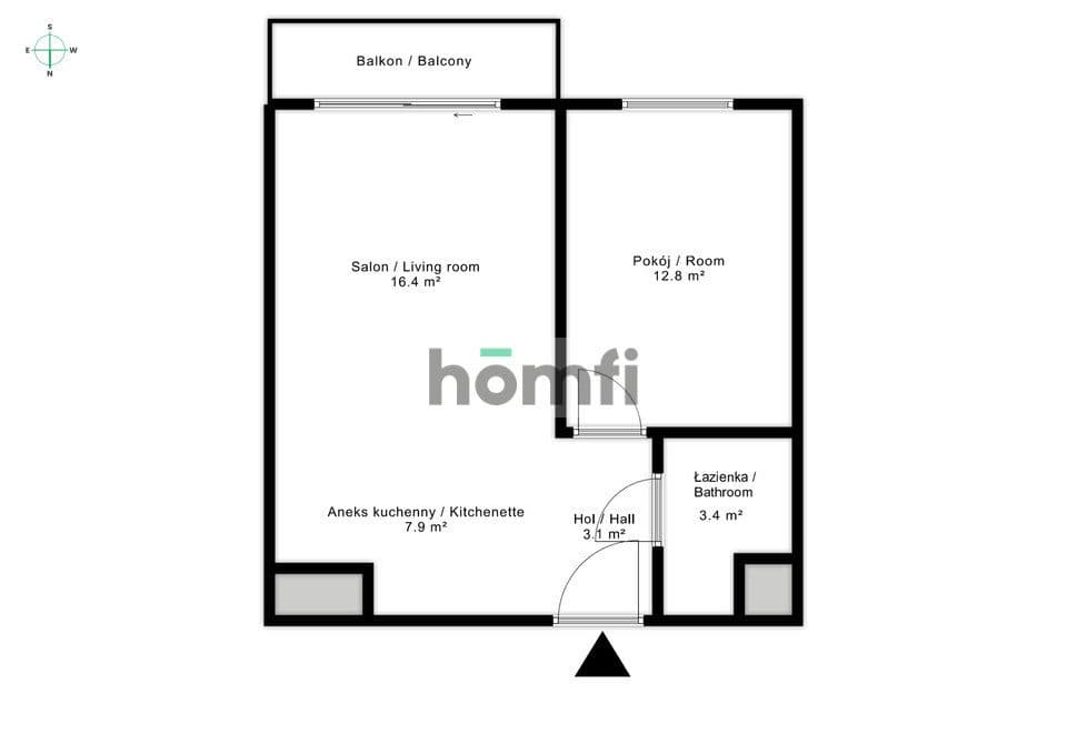 Gdańsk Przymorze | 2 pokoje | Baltea Apartments - zdjęcie 13