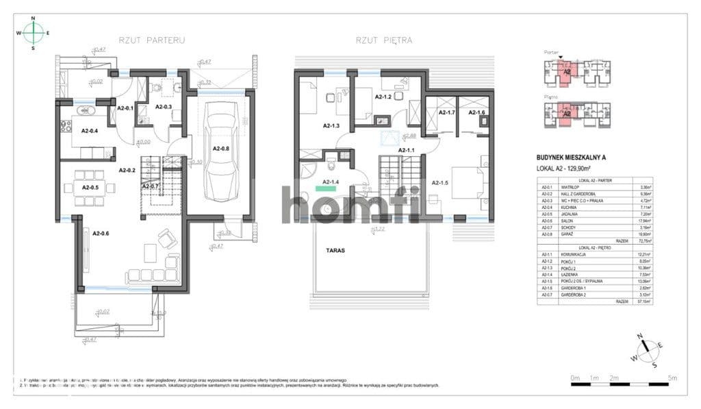 NOWOCZESNY DOM SZEREGOWY | 129,90 m² | NOWY SĄCZ - zdjęcie 20