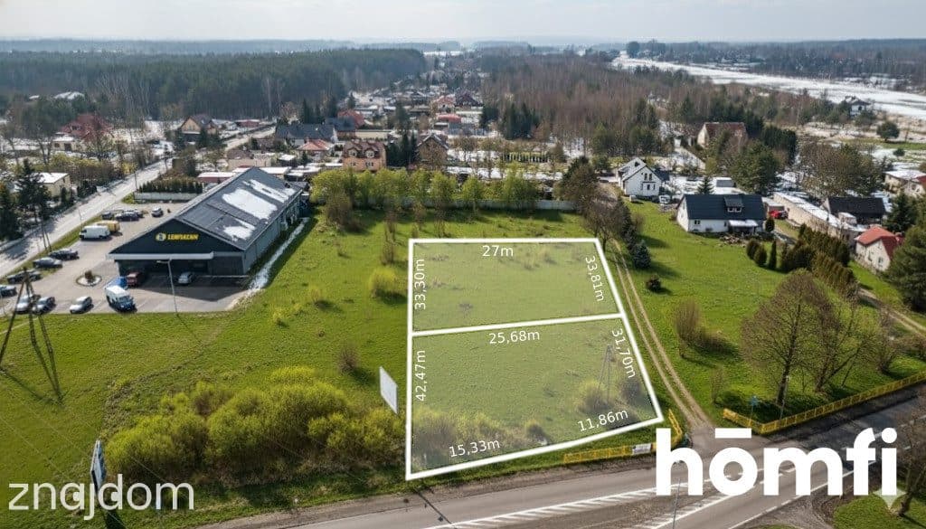 2x 974 m². Rajec Poduchowny. kup lub wydzierżaw